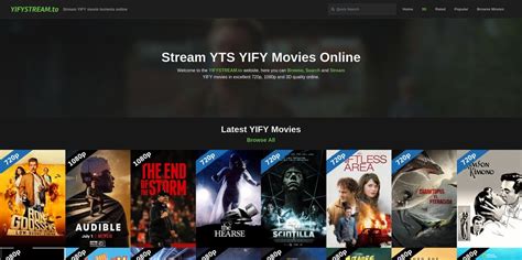 yify substitutes|YIFYSTREAM.to Alternatives: 25+ Movie Streaming Services & Si.
